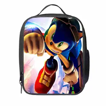 

Cartoon Mario Bros Sonic Boom Hedgehogs Lunch Bag Picnic Travel Food Storage Bag Children Boy Girl Bento Bag Messenger Bag