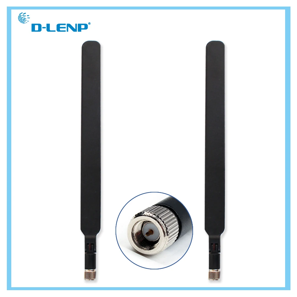 2 Pçs/set Preto 4G Antena para 4G LTE Router Antena Externa SMA Macho para Huawei B593 E5186 Para HUAWEI B315 B310 698-2700MHz