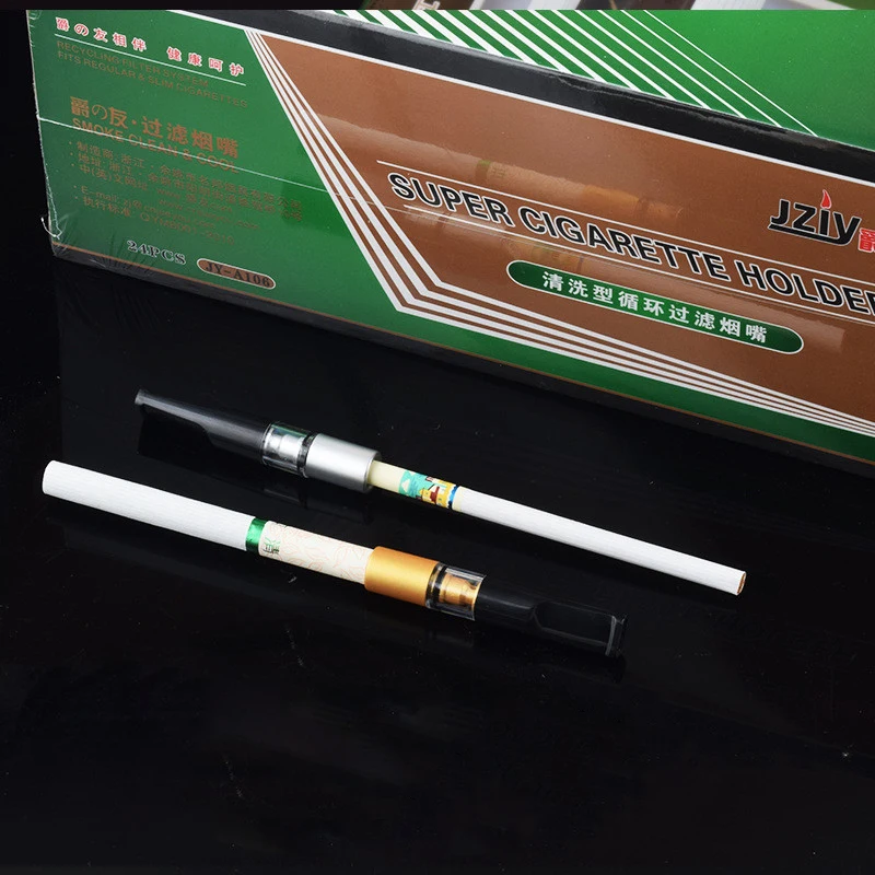 

2PCS Smoke Clean Cool Tool Wholesale Cigarette Filter Thick and Thin Cigarette Holder Filter Pipe Circulating Filter
