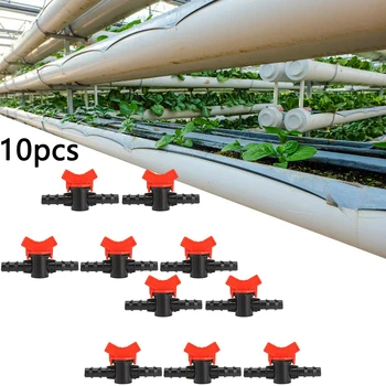 

10PCS 16mm Hose Garden Irrigation Water Valve Plastic Barbed Waterstop Connector Table Performance, Non-toxic