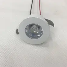 10 шт. светодиодный мини-светильник до 31 мм свет в шкафу 1 Вт утопленные потолочные светильники AC85-265V затемняемые светильники