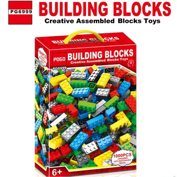 

1000 Pieces DIY Building Blocks Bulk Sets City Creative Classic Technic Creator Bricks Assembly Brinquedos Kids Educational Toys