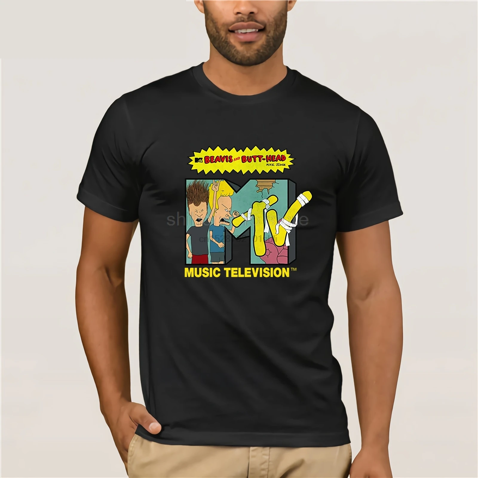 Футболка с логотипом Beavis и Анальная головка MTV |