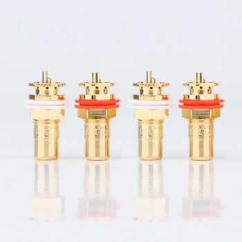 

CMC 816-U RCA Jack RCA Terminal Sockets Gold Plated jack High-end RCA Socket Adapter AV Terminal Phono Connector