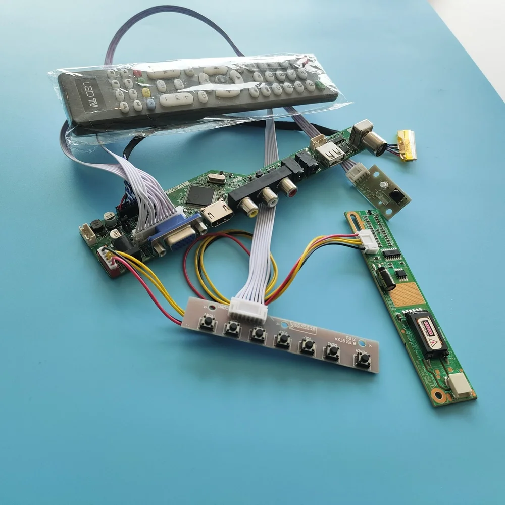 Комплект для B150XG01/V7/V8/V2 1024x768 светодиодный AV USB HDMI Controller Board LVDS Audio Screen LCD Remote TV Panel VGA