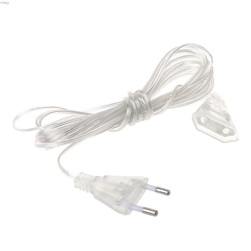 

2019 New 5m Power Extension Cable Extender Wire For LED String Light Christmas Lights EU Plug
