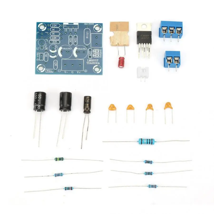 Optometria LM1875T DIY Kit 20W Mono Channel HiFi Audio Power Amplifier Board Digital Multimeter | Инструменты