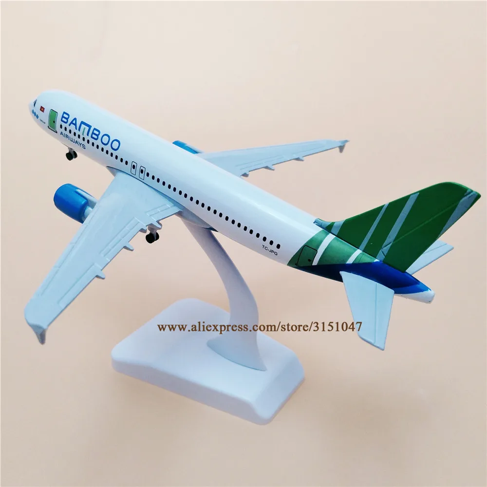 20 см Air Vietnam Bamboo Airbus 320 A320 Airlines модель самолета сплав Металл литье под давлением