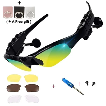 

Wireless Bluetooth Sunglasses Anti-ray Stereo 4.1 Music Bluetooth Headphones for Men Support Both Headset and Hands-Free for All