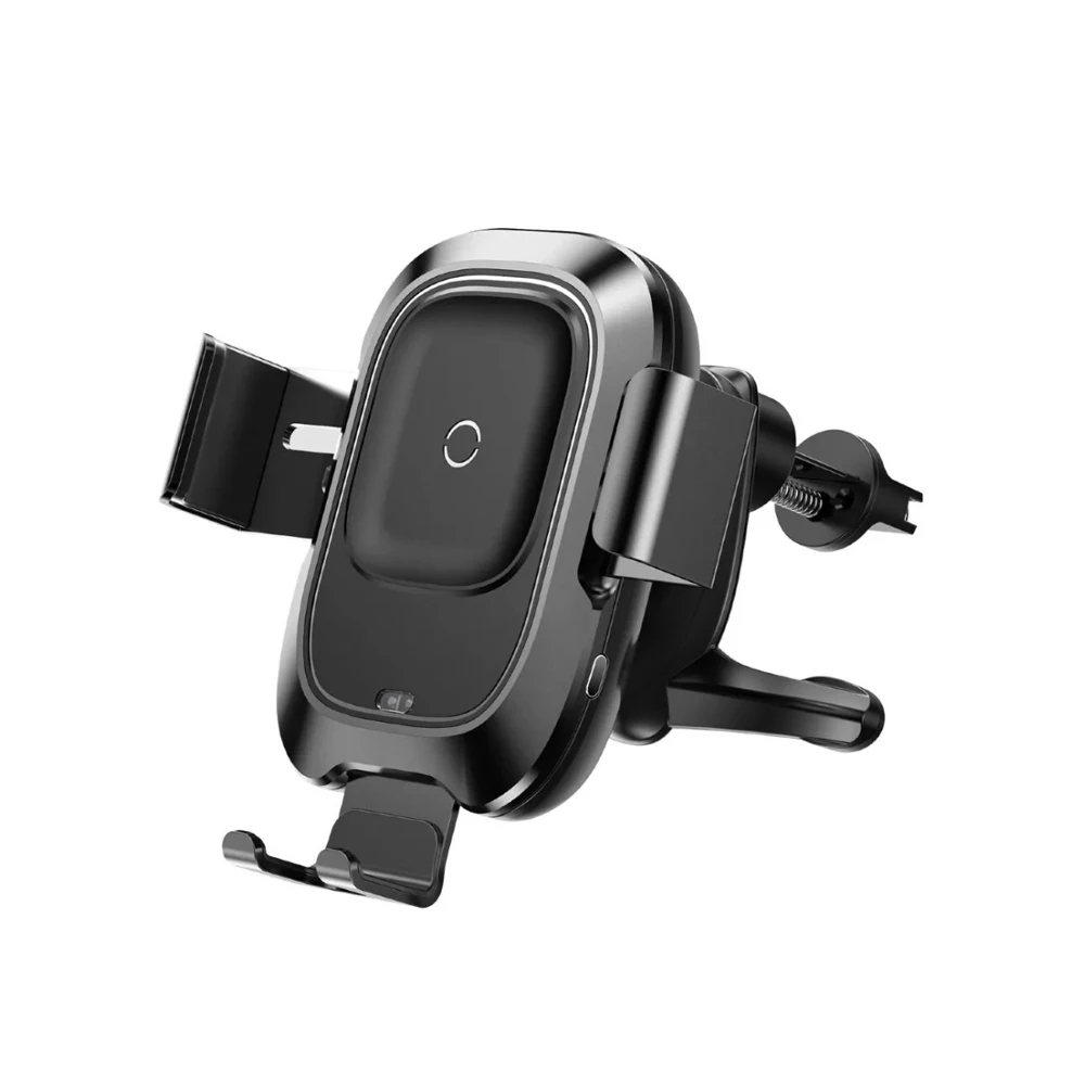 Автомобильный держатель с беспроводной зарядкой Baseus Smart Vehicle  Bracket Wireless Charger Black | AliExpress
