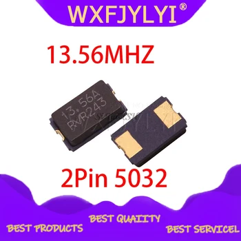 

10pcs 13.56MHZ 13.560mhz 20pF 2Pin 5032 13.56M smd quartz resonator Crystal