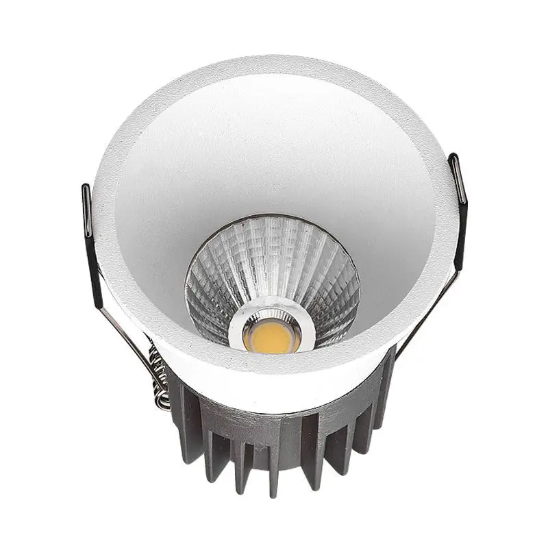 Round Dimmable Recessed COB LED Downlights 5W 7W 10W 15W LED Ceiling Spot Lights AC85~265V LED Ceiling Lamps Indoor Lighting
