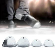 4 шт. Легкая звуковая танцевальная обувь ударопрочная обувь для латинских танцев с винтами износостойкая Нижняя алюминиевая площадка для развлечений