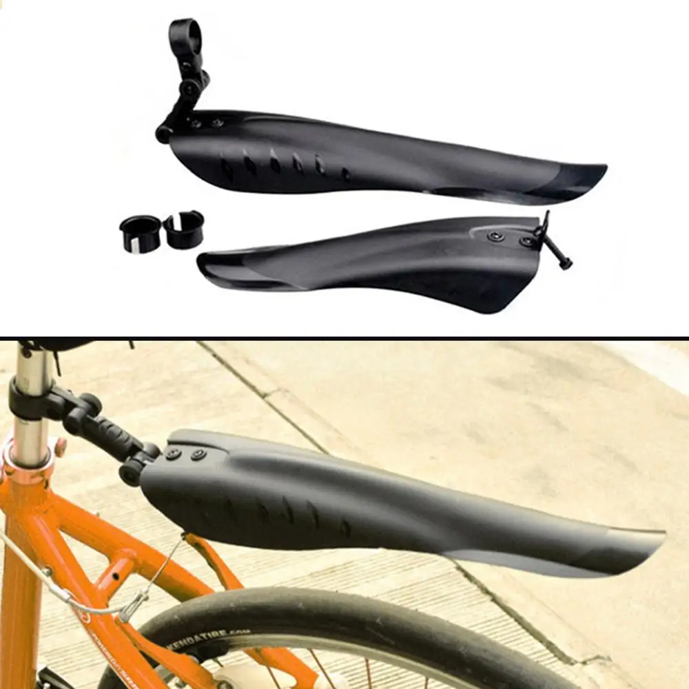 

2Pcs Bicycle Mudguard Mountain Bike Front Rear Bike Fender Rear Mud Guard Plastic Cycling Saddle Fender Enduro Parts
