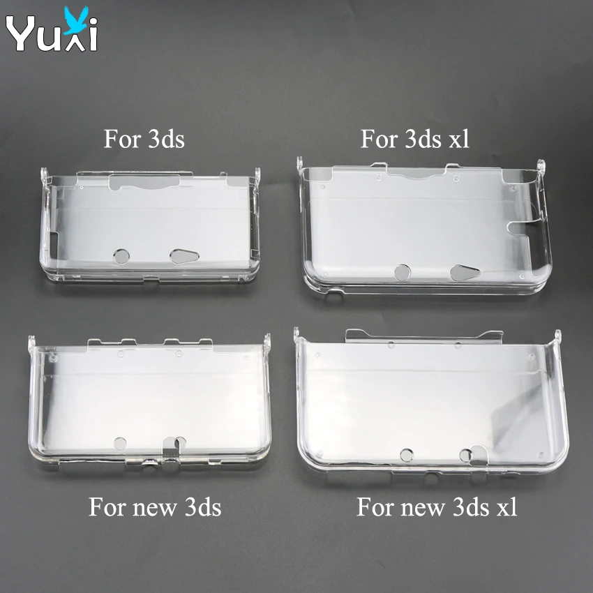 Yuxi Plastic Clear Crystal Protective Hard Shell Skin Transparent Case Cover For Nintendo New 3ds 3ds Xl Ll Game Console Replacement Parts Accessories Aliexpress