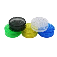 1 шт. круглый пластиковый Точильщик для табака лист травяные травы дым специи дробилка ручной 3 слоя дыма специй дробилка ручной Muller гаджет