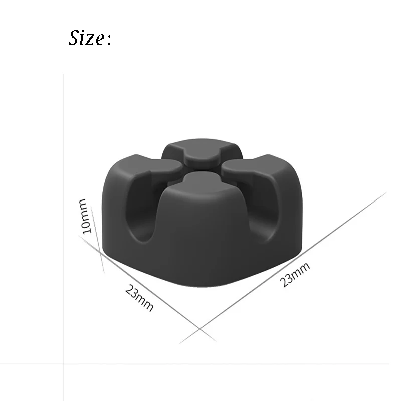 Настольный органайзер для кабелей зажим держатель проводов шнура питания USB мыши