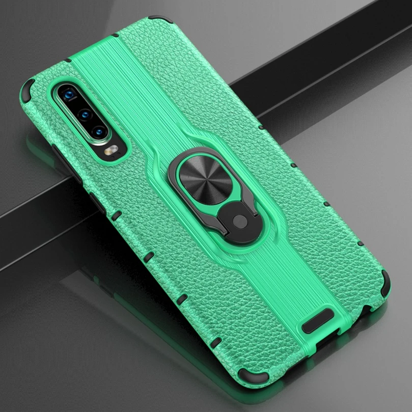 

Coque For Huawei P30 Llite Pro Case Light Ring Armor Case For Huawei Mate 20 20X Cover TPU Silicone + PC Hard Phone Accessories