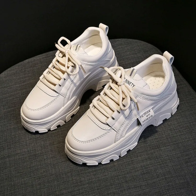 Модная Удобная Повседневная износостойкая женская обувь; нескользящая обувь из сетчатого материала на платформе; женские кроссовки на шнуровке; K15-22