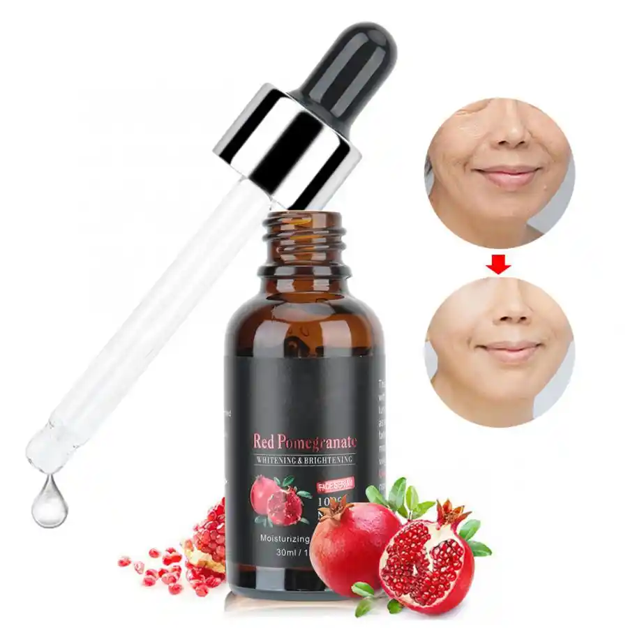 black pomegranate facial serum