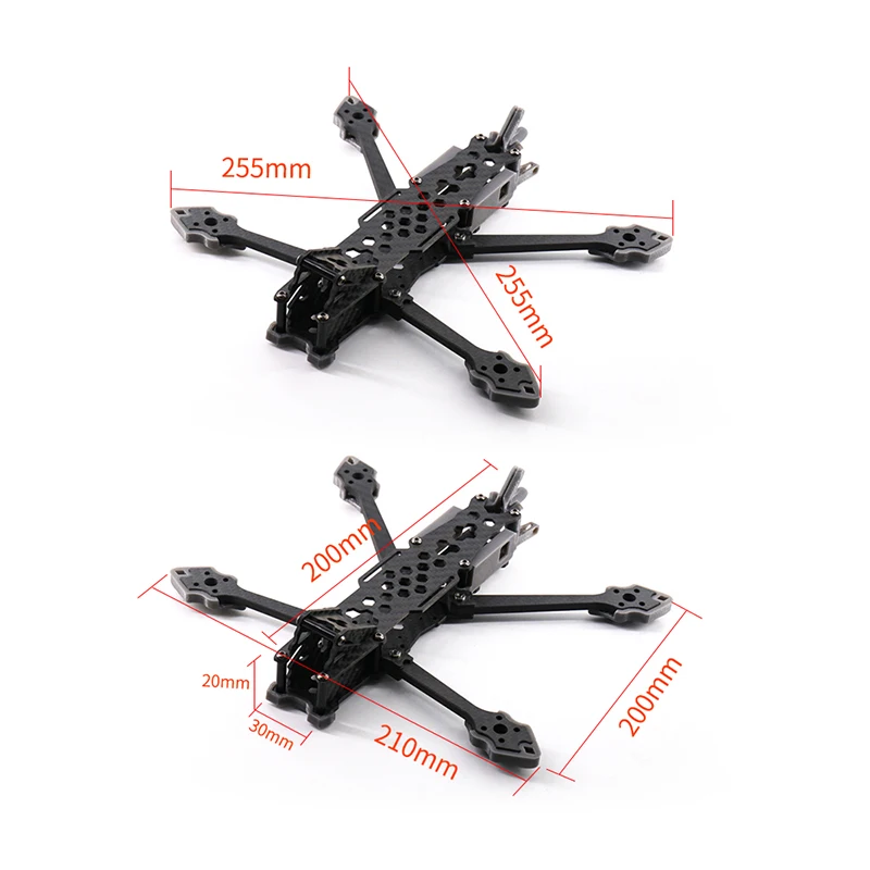 Квадрокоптер TCMMRC Avenger 225HD fpv с рамкой 5 дюймов гоночный Дрон из углеродного волокна