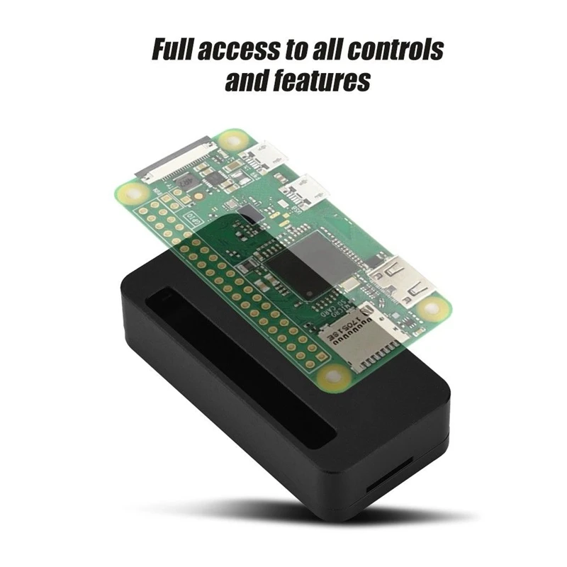 Ультра тонкий чехол из алюминиевого сплава для Raspberry Pi Zero W(черный
