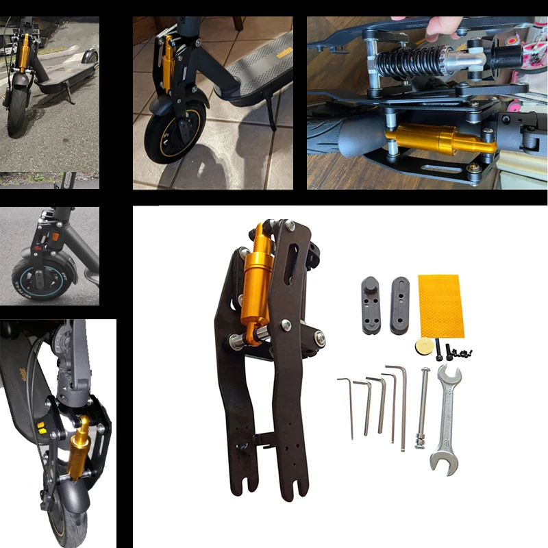 MONORIM V3 Upgrade Modified Shock Absorber Front Suspension Kit Shock Absorption For Ninebot MAX G30/G30D Electric Scooter Parts