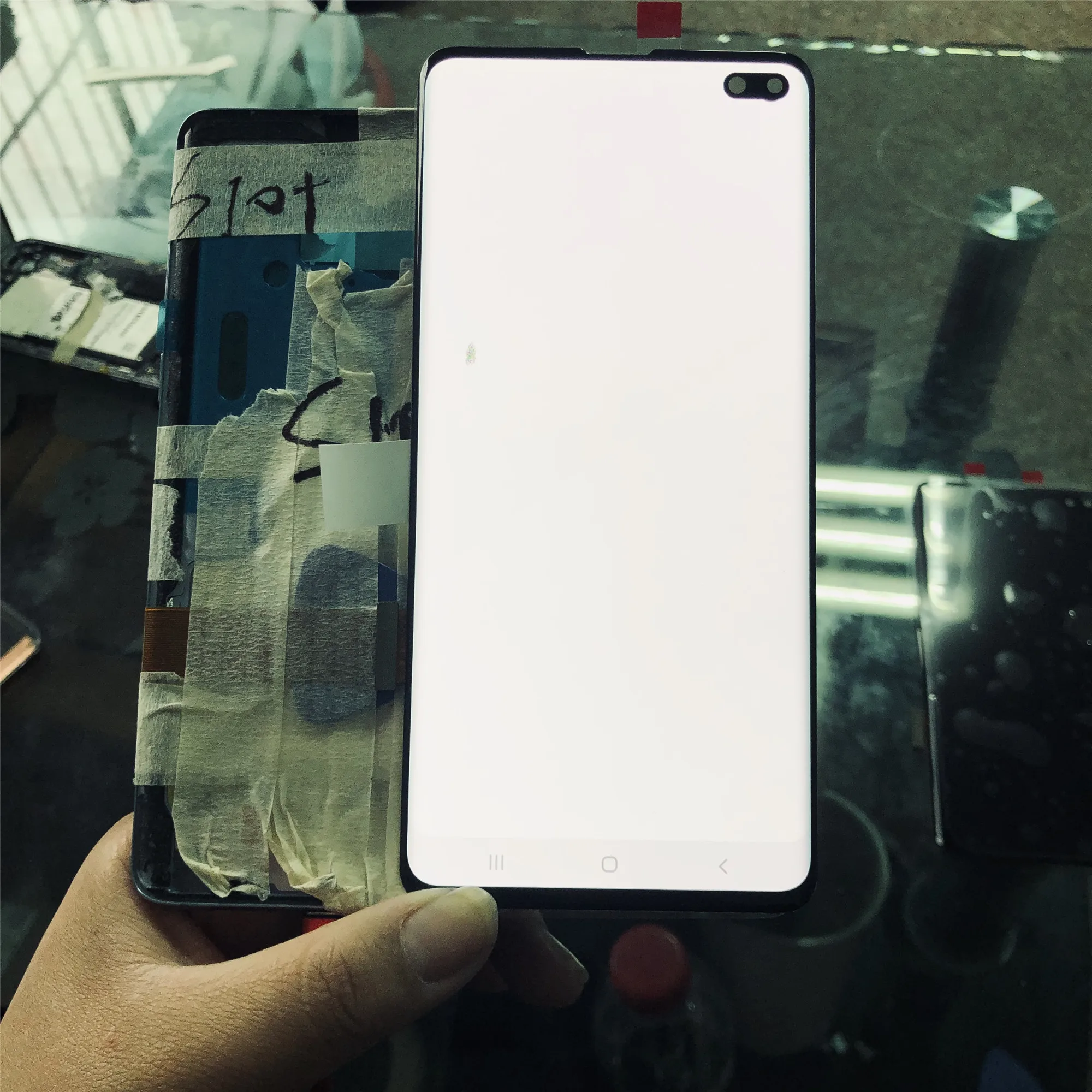100% супер AMOLED LCD для SAMSUNG Galaxy S10 Plus дисплей S10 + дисплей G9750 G975F сенсорный экран дигитайзер сборка битых пикселей|Экраны для мобильных телефонов| | АлиЭкспресс