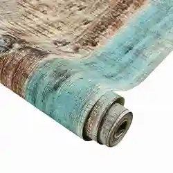 45*200cm Wallpaper Industrial style Wood Self Adhesive Paper Removable Interior Film Leave No Trace Surfaces Home Decoration