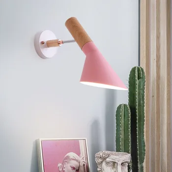 

Modern Concise Colour Bedroom Wall Lamp Originality Northern Europe Restaurant Café Aisle Balcony Stairs Aj Colour Wall Lamp