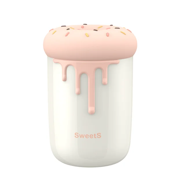 250ml Lovely Donut Umidificatore d'aria Diffusore di aromaterapia USB con lampada LED romantica Mini nebulizzatore per auto ad ultrasuoni_voghion.com