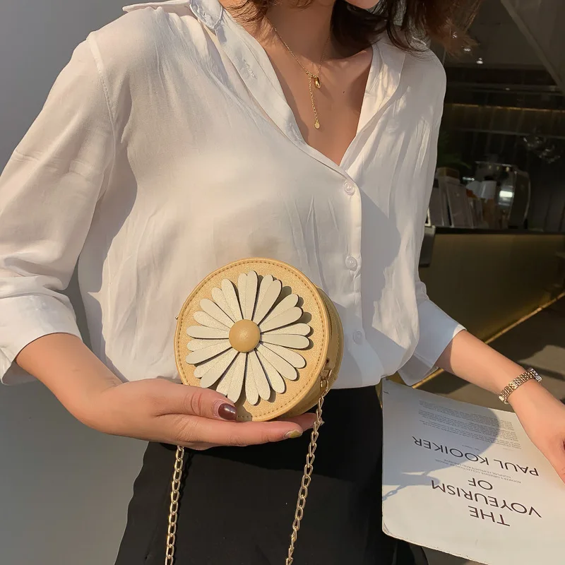 

2019 New Style Summer GIRL'S Petals Korean-style Fashion Shoulder WOMEN'S Bag
