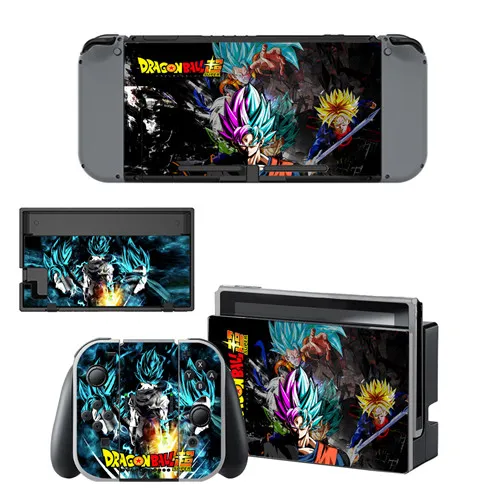 Виниловые наклейки Dragon Ball Super Goku для nintendo, сменные наклейки для nintendo, консоли NS и контроллеров Joy-Con - Цвет: YSNS0670