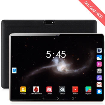 

New 10.1 Inch Tablet PC 3G 4G Lte Octa Core 6GB RAM 128GB ROM Dual SIM 8.0MP Android 8.0 GPS 1280x800 HD IPS Tablets 10 10.1