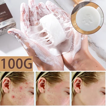 

2020 pin up goat milk Handmade soap Natural Silk Foam Best Wash Bath Oil Control Remove Mites & Blackheads & Pimple & Acne Deep