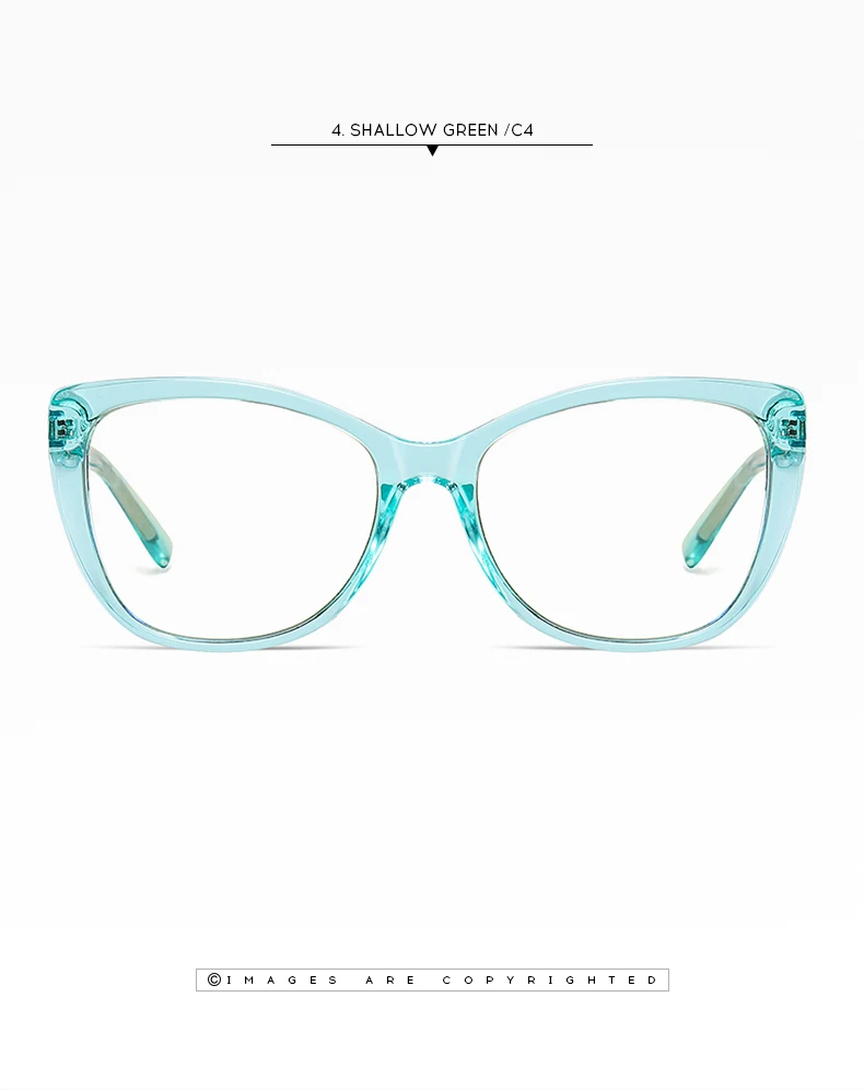 Очки женские кошачий глаз Леди анти синий светильник оптическая оправа TR90 девушка очки прозрачные антибликовые игровые очки UV400