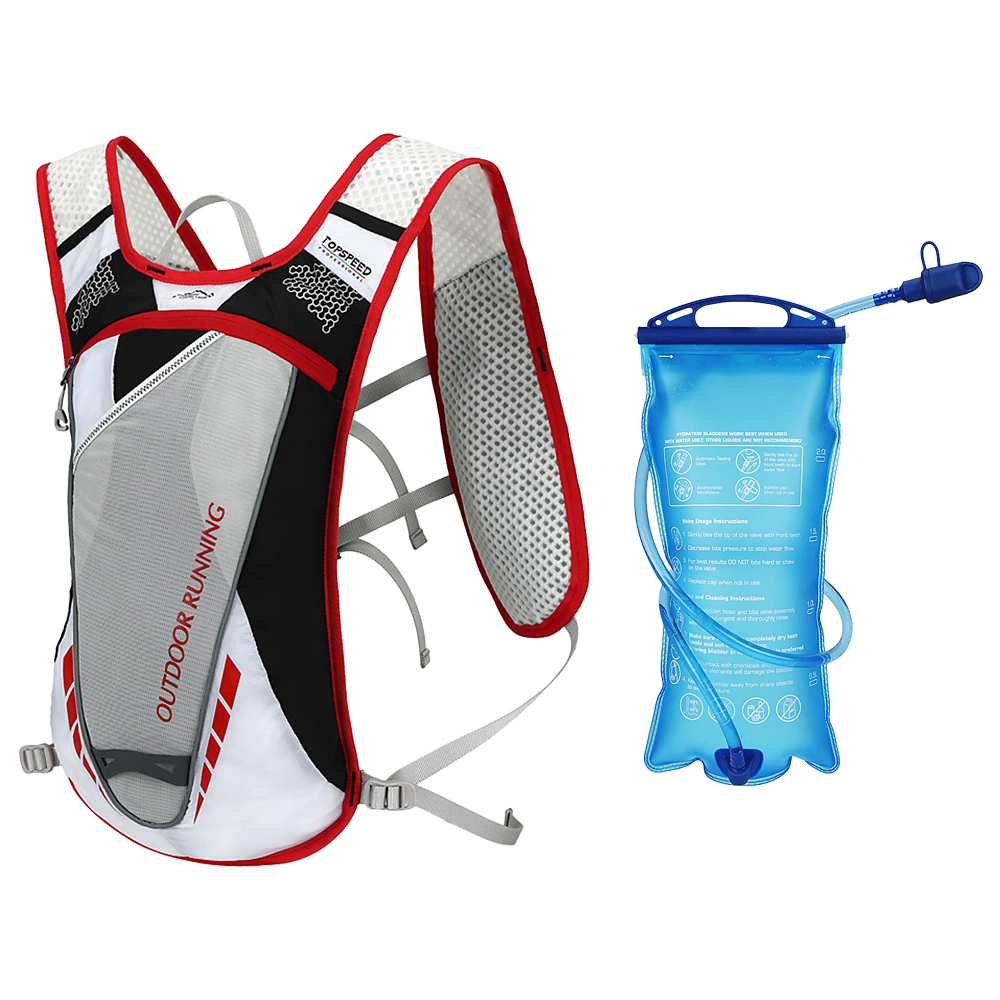 5L Hydration Pack Backpack Ultralight Breathable Hydration Vest Trail For Male Female Sports Outdoors Running Cycling Marathon - Цвет: Black