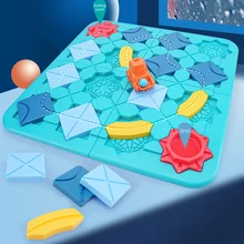Labyrinthe de construction de route, jouets de logique, création gratuite de jeu de voiture à assembler, défi avec Solution, jouets d'entraînement