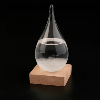 

11 Styles Transparent Weather Forecast Bottle Storm Glass Water Drop Globe Ornaments Glass Accessories Blow Drop Shipping