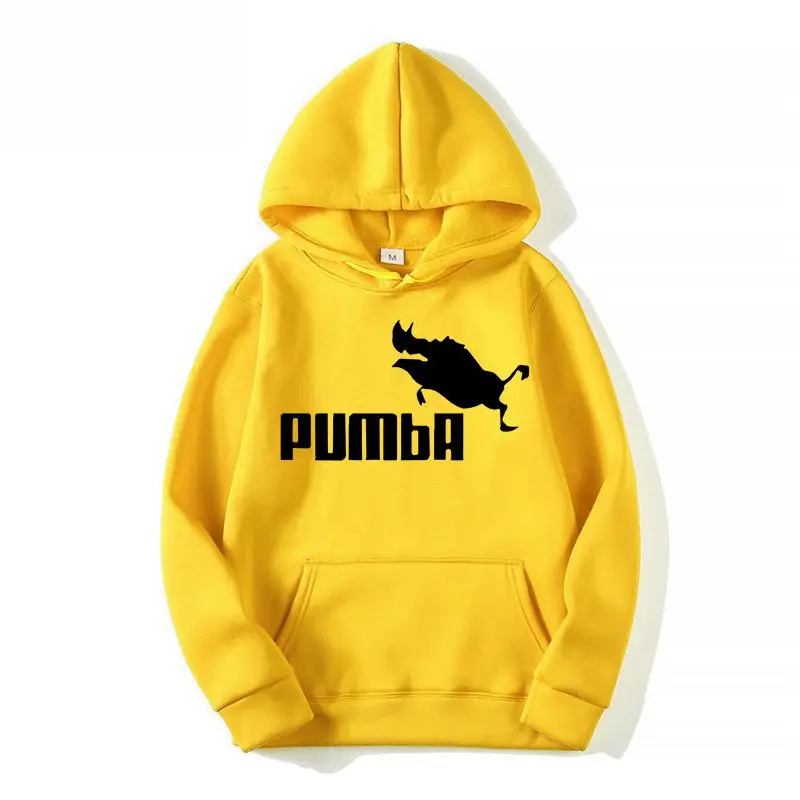 Горячие Забавные милые толстовки для мужчин и женщин Pumba толстовка модная повседневная Уличная крутая Милая толстовка с капюшоном для мужчин - Цвет: 11