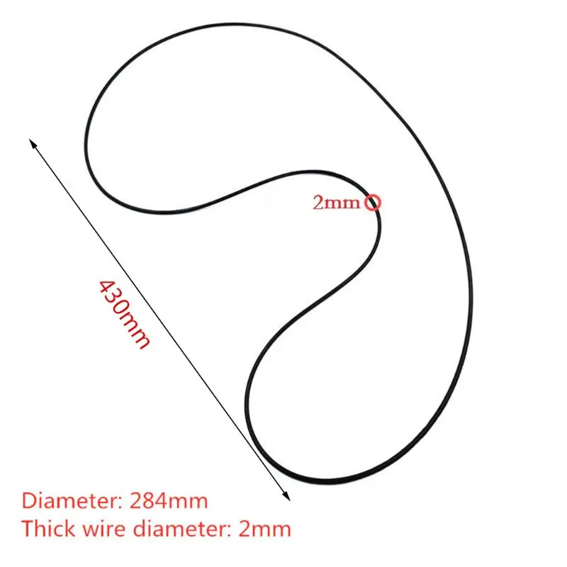 T5EEHighQualityRubberBeltReplaceTurntablePhonoTapeCDDrive