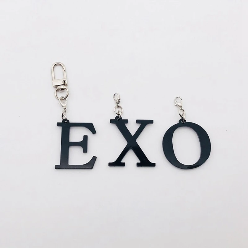 EXO акриловый чехол для брелка EXO CHANYEOL SEHUN стиль сумка для ключей Подвеска Шарм модные аксессуары