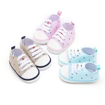 

Newborn Baby Classic Sports Sneakers Boys Girls First Walkers Shoes Infant Toddler Soft Sole Anti-slip Baby Shoes