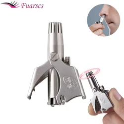 Nose Trimmer for Men Stainless Steel Manual Trimmer For Nose Razor Shaver Washable Nose Ear Hair Trimmer
