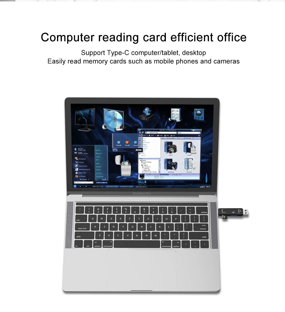 OTG 5 в 1 Micro SD кардридер адаптер Тип C Micro USB SD карта памяти адаптер для MacBook ноутбук USB 2,0 SD/TF OTG кардридер