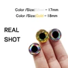 [100PCS] 3D  Eyes for Lure Making Fly Tying Stick Fishing Silver 3mm 4mm 5mm 6mm 7mm 8mm 9mm 10mm 11mm 12mm 14mm 16mm 18mm 20mm 5