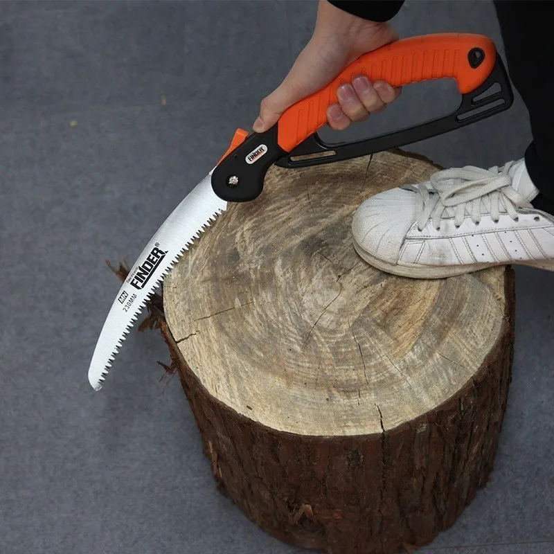 32 Tooth Gardens Folding Hacksaw Fold Agricultural Hand Tool Grinding Handsaw Fruit Tree For Carpenter Woodworking Wood Cutter