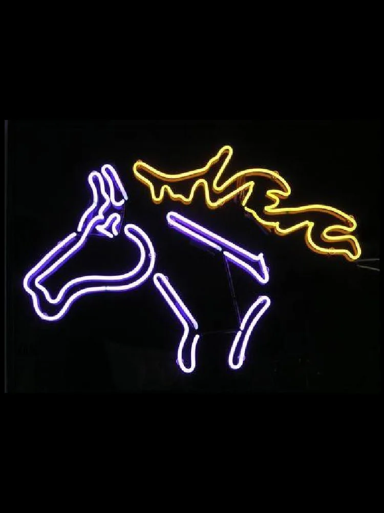 19"x15"Bud Light Horse Racing Neon Sign Light Beer Bar Pub Wall Hanging Artwork 