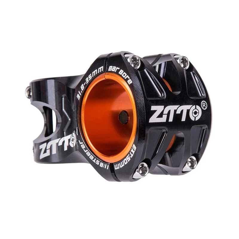 Горный велосипед ZTTO 50 мм руль CNC 35 31 8 Сверхлегкий 0 ° Rise DH AM Stem Enduro 28 6 велосипедный