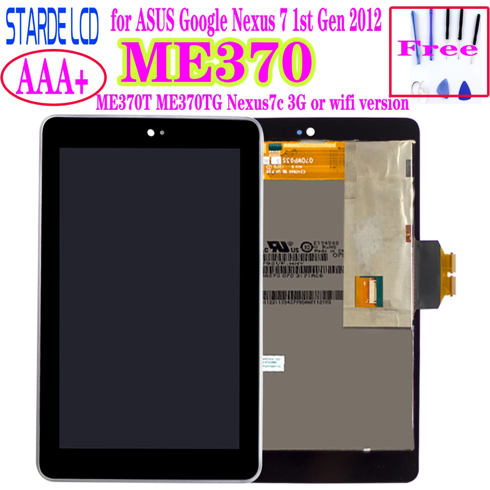 Details about   For ASUS Google Nexus 7 1st Gen 2012 ME370 ME370T ME370TG Touch Screen Digitizer 